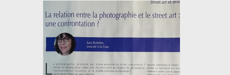 Relation entre la photographie et le street art : une confrontation ? in JSS – Journal Spécial des Sociétés